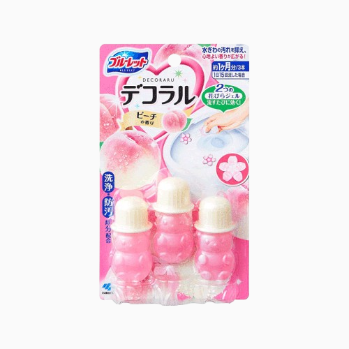 1+1)블루렛데코 변기용 방향제 복숭아향