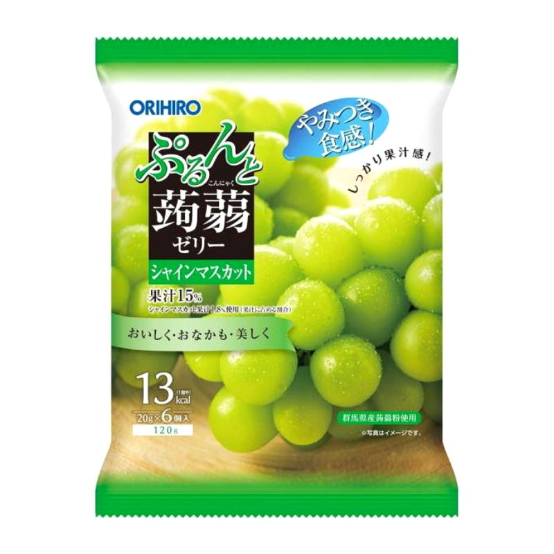 1+1)오리히로 곤약젤리 파우치 청포도맛(6개입) 1+1