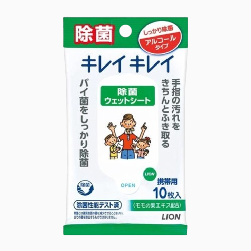 1+1)라이언 키레이키레이 손세정 시트 10매입