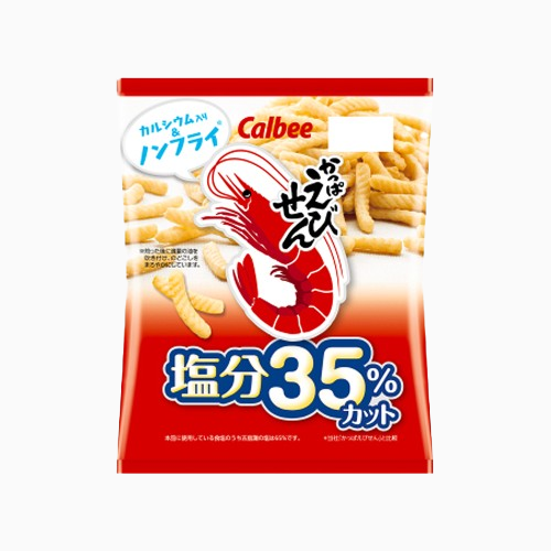 1+1)칼비 염분 35% 컷 새우과자