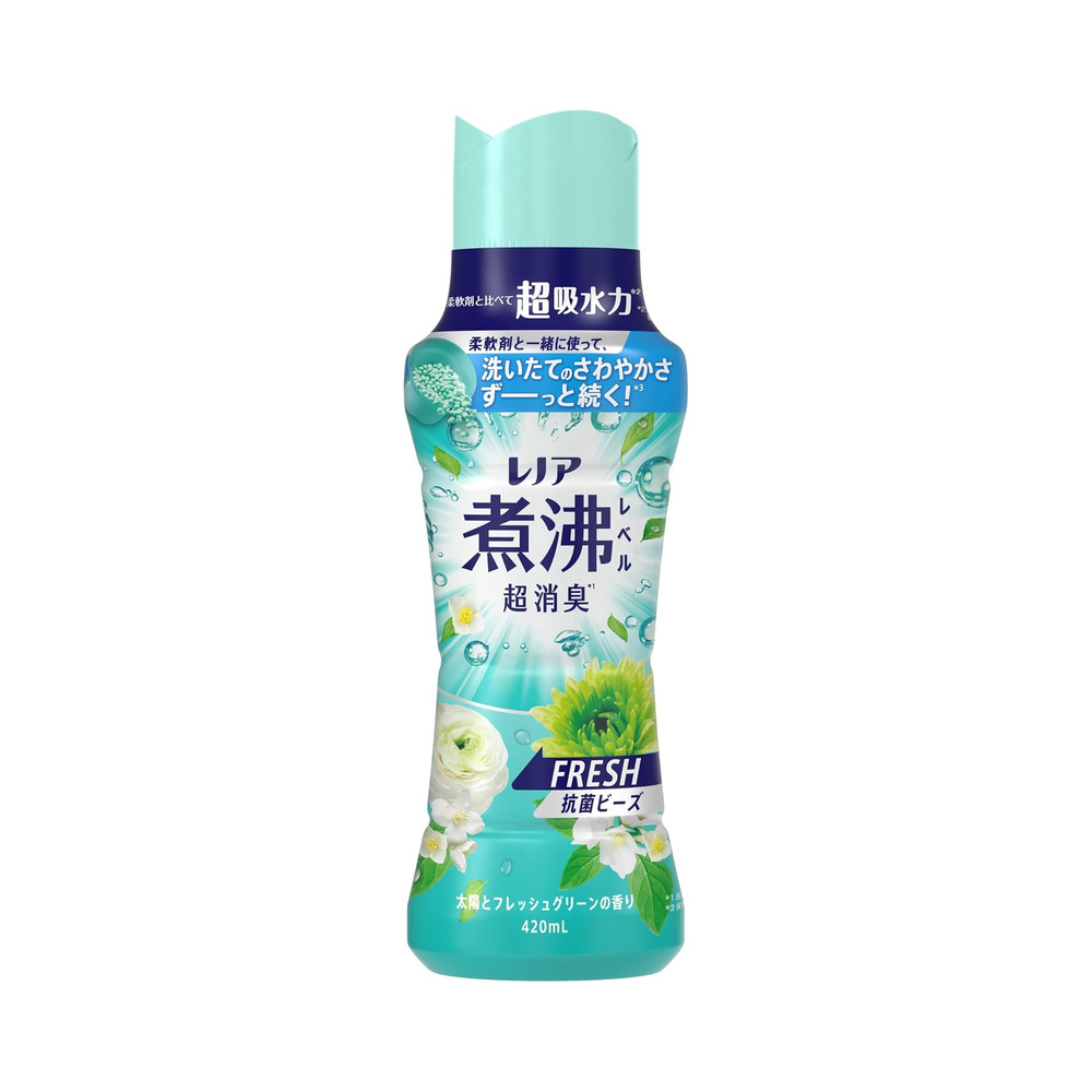 레노아 초탈취 향균비즈 태양과 신선한 그린의 향 420ml