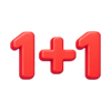 1+1